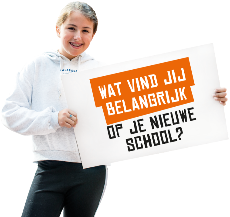 Wat vind jij belangrijk op je nieuwe school?